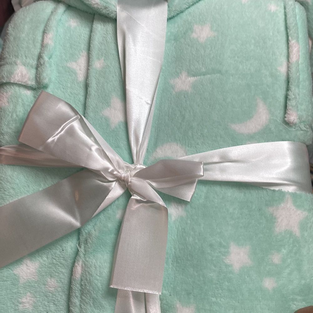 Fleece Robe with Eye Mask - Picture 2 of 2